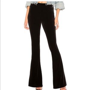 Size 24 velvet flare blank nyc pants